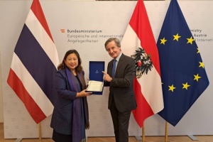 Ambassador Sriswasdi paid a farewell call on H.E. Mr. Peter Launsky-Tieffenthal, Secretary General, Federal Ministry for European and International Affairs of Austria, on the occasion of completion of her tenure